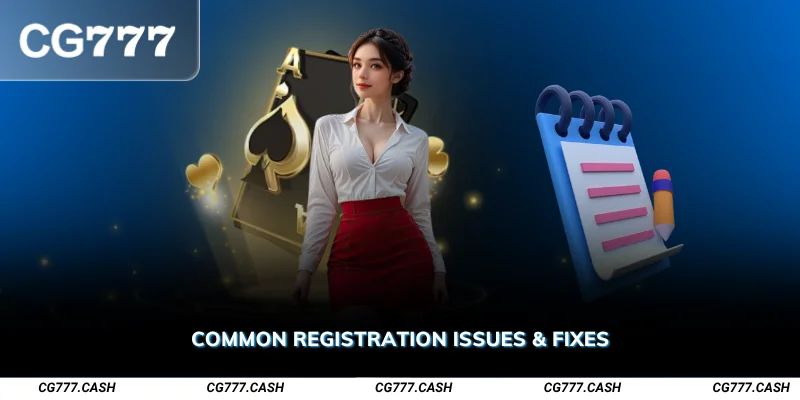 Common Registration Issues Fixes