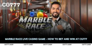 Marble Race Live Casino Game