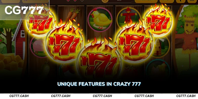 Unique Features in Crazy 777