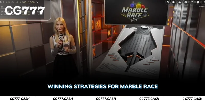 Winning Strategies for Marble Race